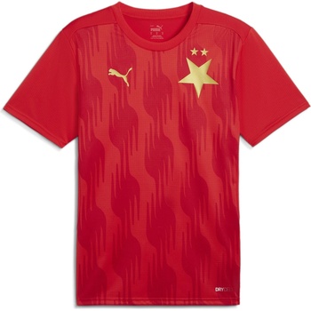 Image 1 of PUMA Slavia Prague Pre Match Shirt 2024 2025 Adults - Red