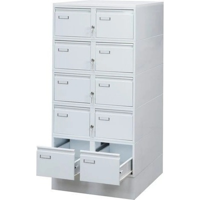 Fellowes Dvouřadá kovová lístkovnice A5 Severn bílá 30013