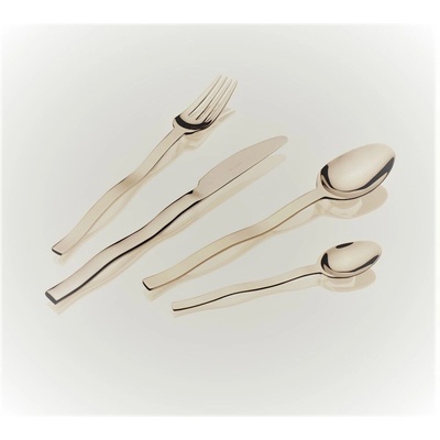 Herdmar Комплект прибори за хранене swing - 24 части - златно pvd покритие (-062-3024-0117-010-0006)