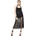 Devil fashion дамска рокля DEVIL FASHION - Beckoning Punk, свободен модел, халтер деколте пеплум- SKT079