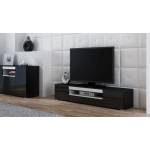 Cama meble Стойка за телевизор Cama VIVA 180 черен/черен гланц + бял (R VIVA CZ/CZ+BI)