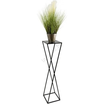 Image 1 of HowHomely Стойка за цветя 100x24 черна (DD0111)