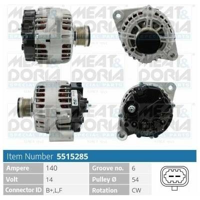 Alternátor MEAT & DORIA 5515285