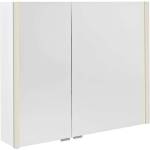 SAPHO Alix - Огледален шкаф с LED осветление 86x70x18 см, 2 врати, бял AX186-0030 (AX186-0030)