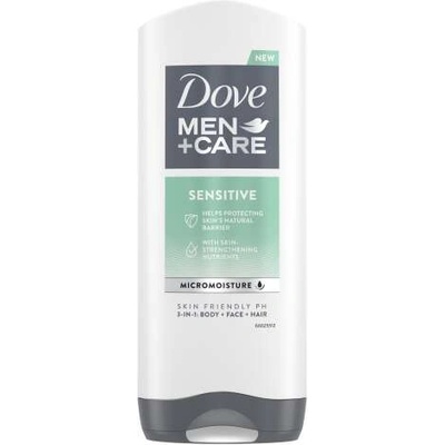 Dove Men+Care Душ-гел Sensitive 400ml (8720181225451)