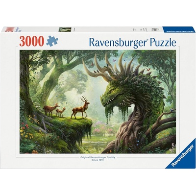 Ravensburger Пъзел Ravensburger от 3000 части - Горският дракон се събужда (12000808)