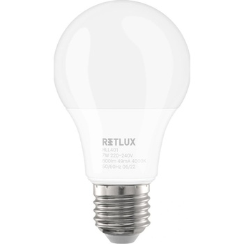 Retlux RLL 401 A60 E27 bulb 7W CW