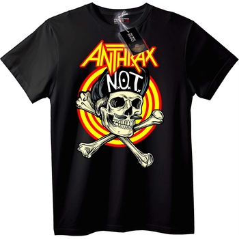 NOONEBRAND Тениска Anthrax Не Skull - L, White