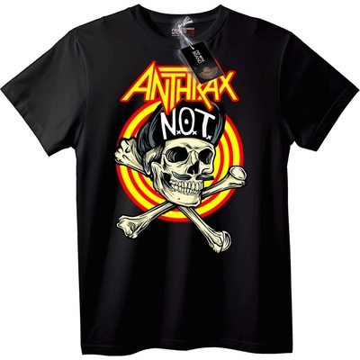 NOONEBRAND Тениска Anthrax Не Skull - L, White