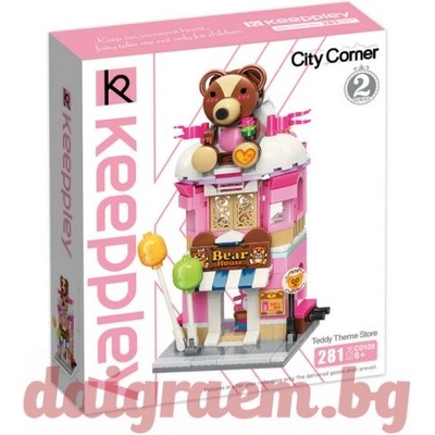 Qman Конструктор qman Магазин за плюшени мечета c0109 (qc0109)