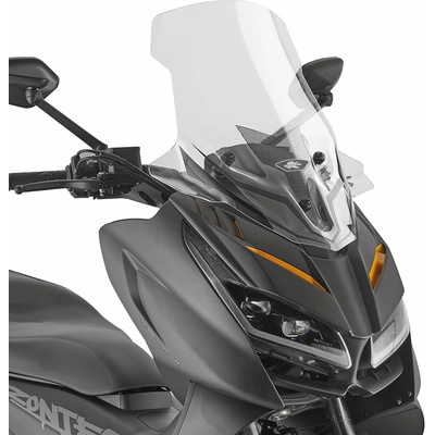 KAPPA plexi štít ZONTES 368 D 25, průhledný - potřebné upevnění D7606KITK