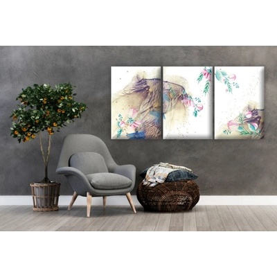 Divio Třídílný obraz na plátně, vzor 41552 Velikost: 60x120 cm