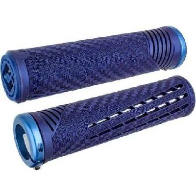 ODI MTB CF v2.1 Lock-On MTB Closed End Saphire Blue