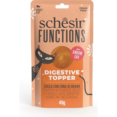 Schesir Functions Digestive Topper tekvica s pšeničnou trávou 12 x 40 g