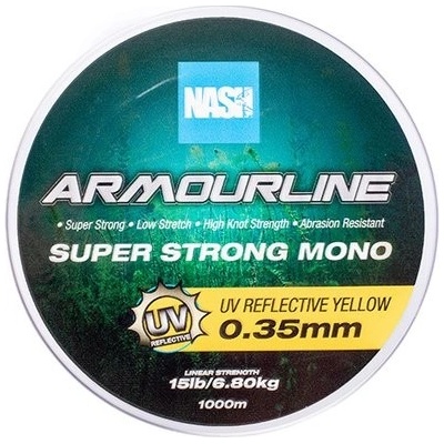 Kevin Nash Armourline Mono UV Yellow 1000 m 0,35 mm 6,8 kg