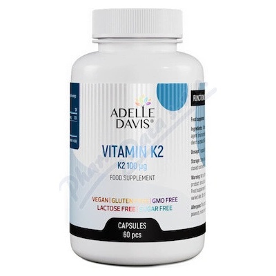 Adelle Davis Vitamín K2 60 kapslí