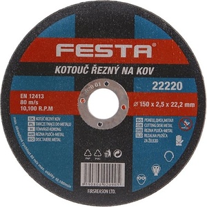 FESTA Диск за рязане на метал 150x2.5x22.2 мм 22220.01 (22220.01)