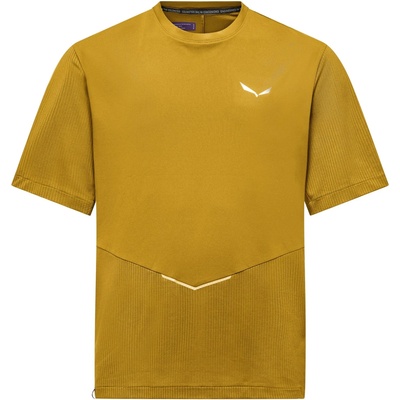 Salewa Мъжка спортна тениска Salewa Pedroc Dry Hyb T-Shirt Sport shirt - Olive Oil - размер 54 (EU) (216-8513-0215)