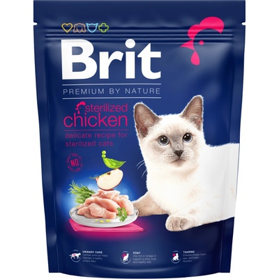 Brit Premium Cat by Nature Sterilized Chicken 300 g