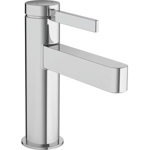 Hansgrohe Finoris - Смесител за мивка 100, с Push-Open изпразнител, EcoSmart, хром 76010000 (76010000)