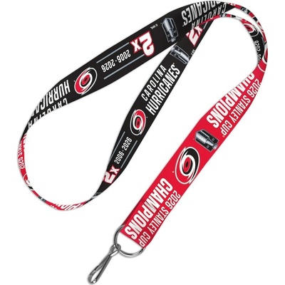 Snúrka na krk Wincraft Carolina Hurricanes NHL 2026 Stanley Cup Champions 1" Lanyard