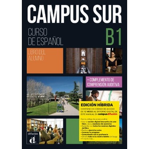 Campus Sur B1- Livre de l'élève - Éd. hybride (ISBN: 9788419236371)