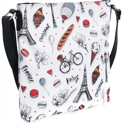 Indee 9300-38C crossbody kabelka s potiskem