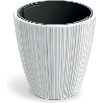 Prosperplast Plastový kvetináč OROS biely matný, 47 cm
