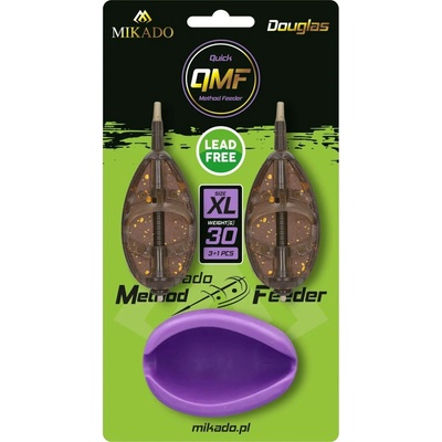 MIKADO - Set krmítek s formičkou Method Feeder Douglas Q.M.F. vel. XL 40 g 2 ks