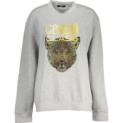 Cavalli Class dámska sivá mikina šedá | žltá