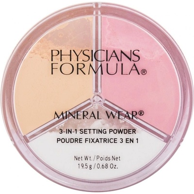 Physicians Formula Mineral Wear 3-In-1 Setting Powder Pudr 19,5 g