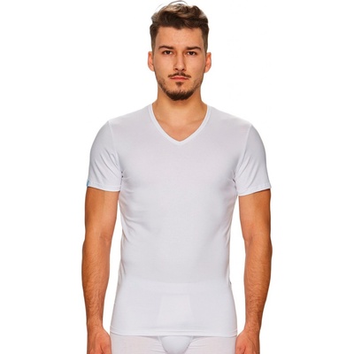 Pánské modalové tričko krátkým rukávem 01/9-081/2 Fabio bílá