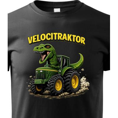 Dětské tričko Velocitraktor ČernáCanvas Dětské tričko Bezvatriko.cz 3132