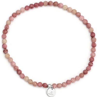 Agato Korálkový náramek s rodonitem POL-B01/17G