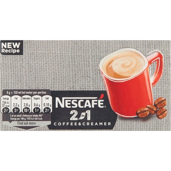 Nescafé 2v1 káva instantná 28 x 8 g