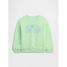 GAP Baby mikina Brannan Bear s logom Zelená