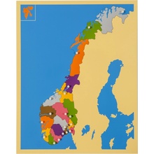 Nienhuis Puzzle – mapa Norska