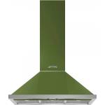 Smeg Аспиратор SMEG KPF9OG, Серия Portofino, 90 см, за монтаж на стена, Маслинено зелен (KPF9OG)