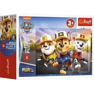Trefl Puzzle 20el minimaxi clubs 21146 cheerful doggies