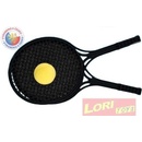 LORI 226 Set plastový na soft tenis 2 rakety a míček v síťce