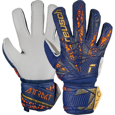 Reusch Attrakt Solid modrá/zlatá – Sleviste.cz