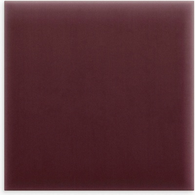 Čalouněný nástěnný panel Magic Velvet vínový 50x50 cm čtvercový