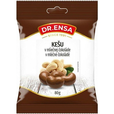Dr. Ensa Kešu v mléčné čokoládě 80 g