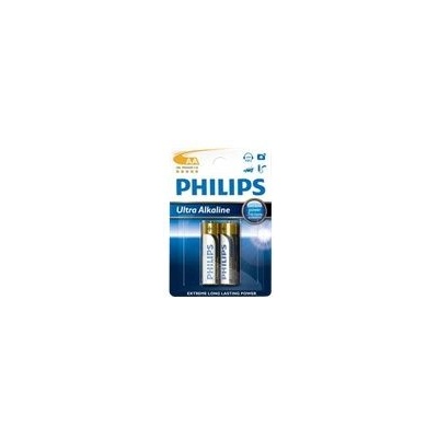 Philips LR6E2B/10 Batteries PHILIPS Ultra alkaline AA LR6 BLISTER OF 2 (LR6E2B/10)