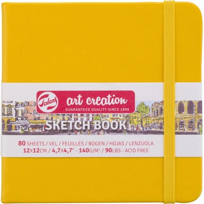 Talens Art Creation Sketchbook v pevnej väzbe Yellow 12 x 12