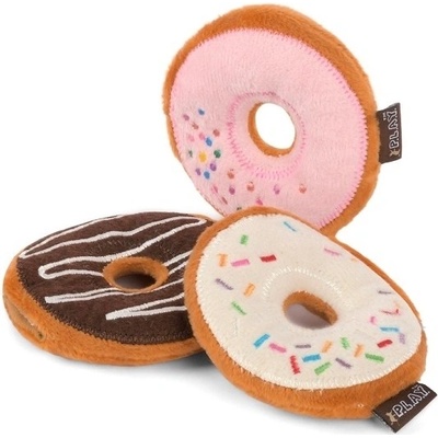 P.L.A.Y. hračky pro kočky Donuts 8 cm (3 ks)