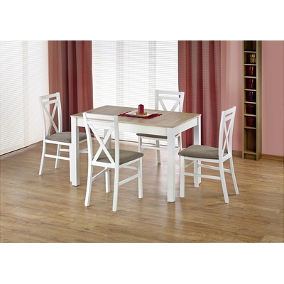 Halmar Разтегателна маса maurycy дъб сонома / бяло