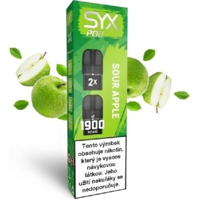 Syx Pod Sour Apple 16,5 mg 2x950 potáhnutí 1 ks – Zboží Dáma