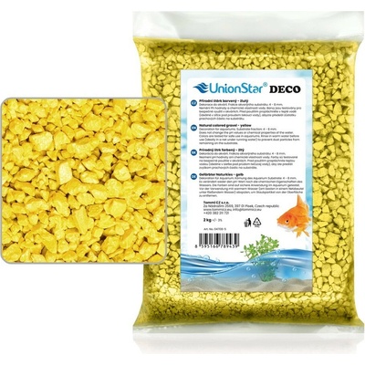 UnionStar Deco štrk svetlo žltý 2 kg