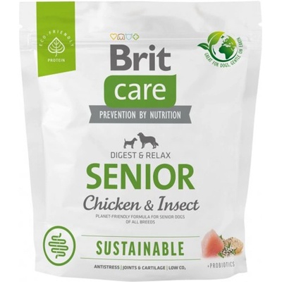 Brit Care Sustainable Senior Chicken & Insect 1 kg